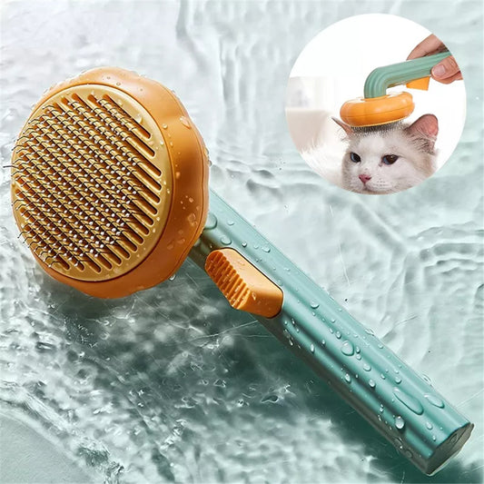 Easy Clean Cat & Dog Hair Groomer | Push-Button Removable Head