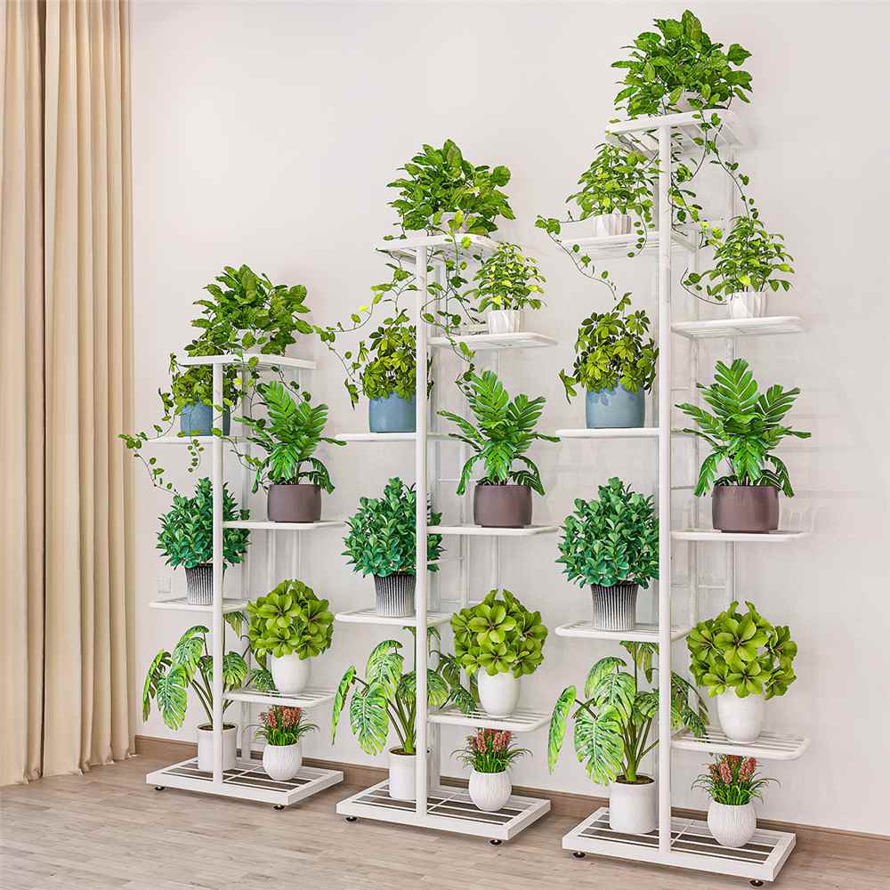 FlowerTower | Vertical Multi-Layered Plant Stand | 5/6/7/8 Levels