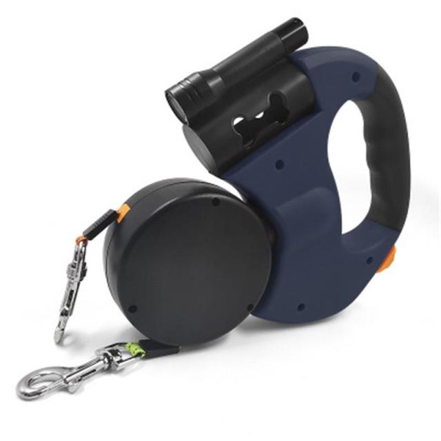 Double Pet Leash Holder | Heavy & Retractible - Solutiverse