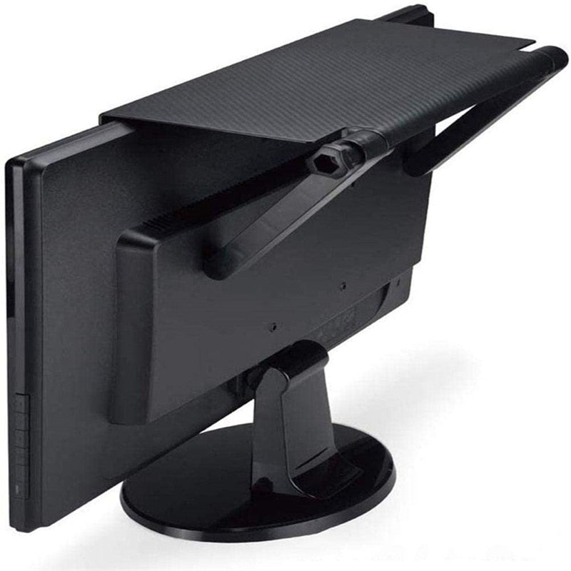 Adjustable Monitor/TV/Panel Top Mounted Shelf | Anti-Slip - Solutiverse