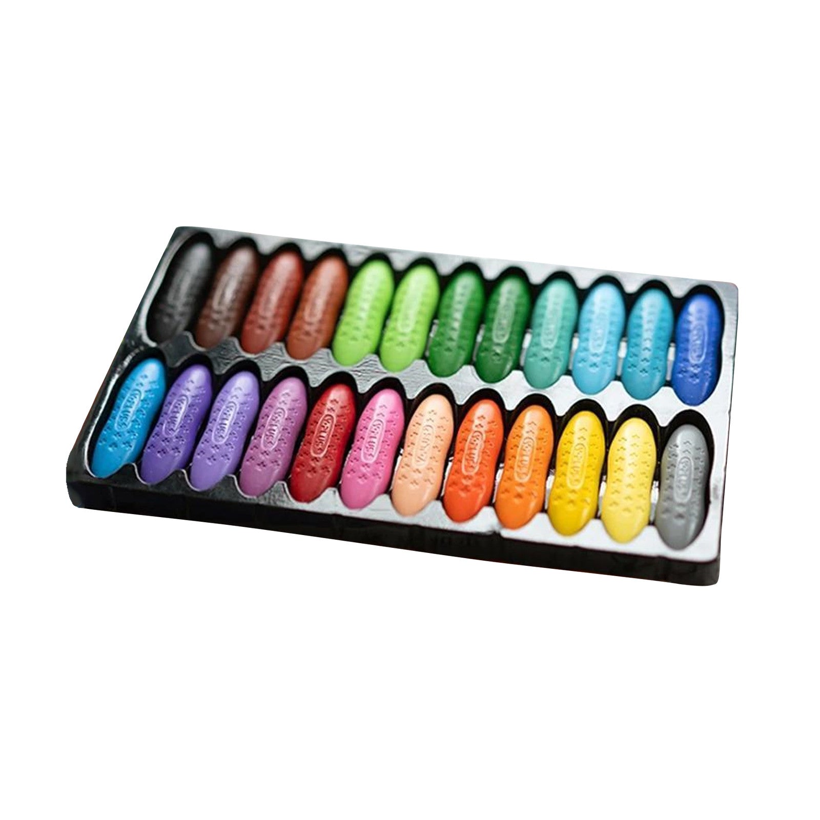 Full 24 Color Washable Peanut Crayons - Solutiverse
