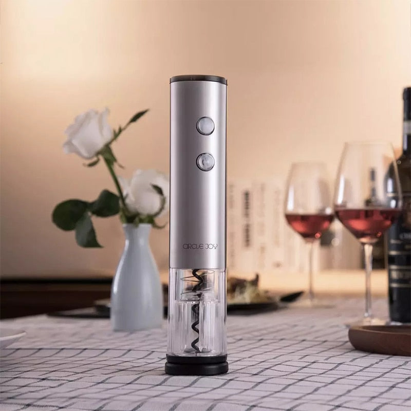 Automatic Corkscrew | Stainless Steel Electric Wine Bottle Opener
