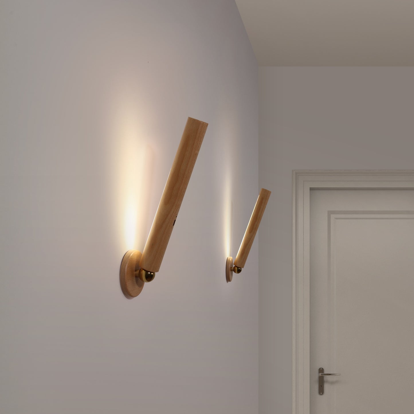 BrightBranch | Wooden Modern Decor Rod Lamp | 360 Degree Rotatable