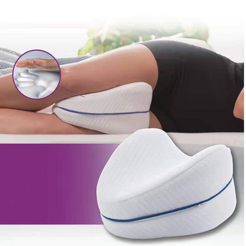 Orthopedic Leg & Knee Pillow for Side Sleepers | Memory Foam