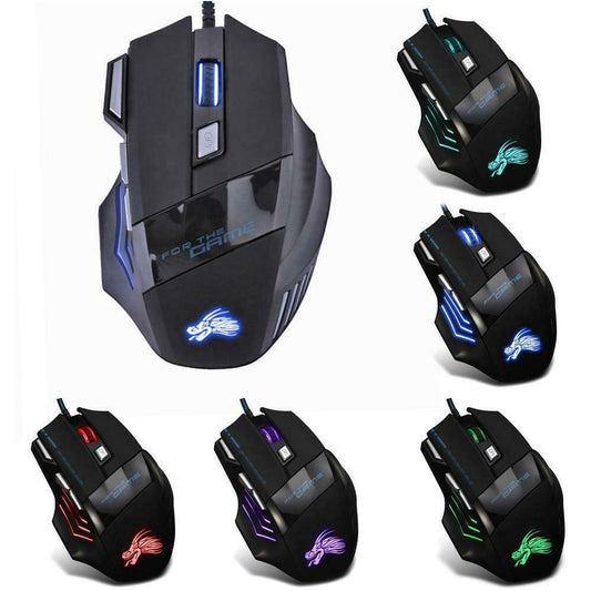 Ultimate Gaming Mouse | 7 Button 5500 DPI | LED