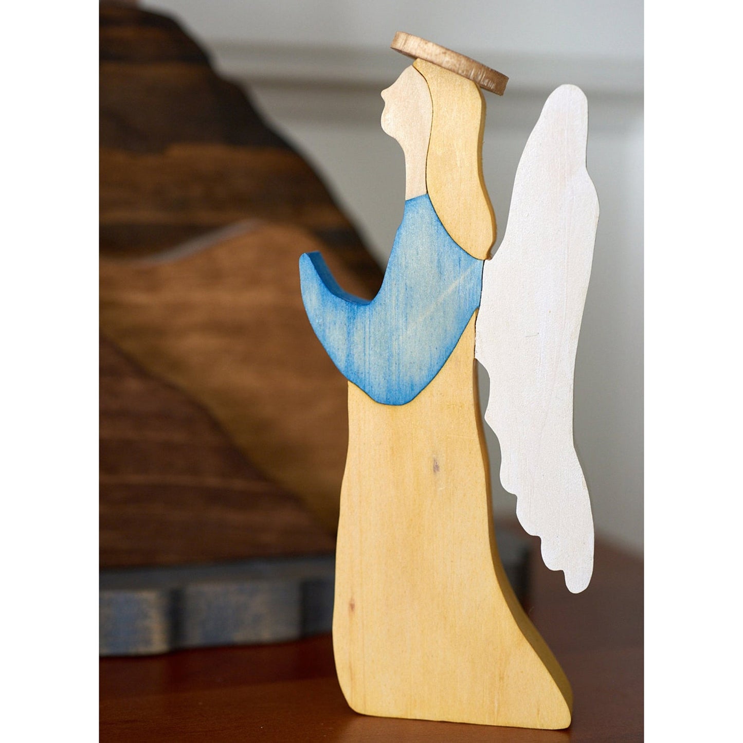 Jesus' Resurrection Scene Wooden Sculpture | Christian Easter Decoration