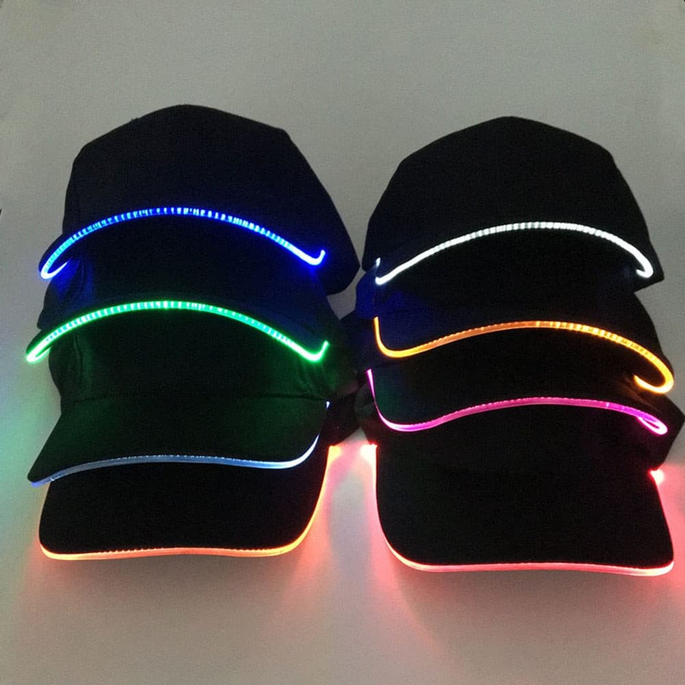 PartyCaps | LED-Rimmed Party Baseball Caps