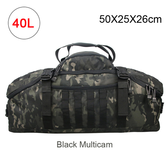 3-Way Mega Heavy Duty Backpack/Shoulder/Handheld Bag | Military, Tactical & Camping