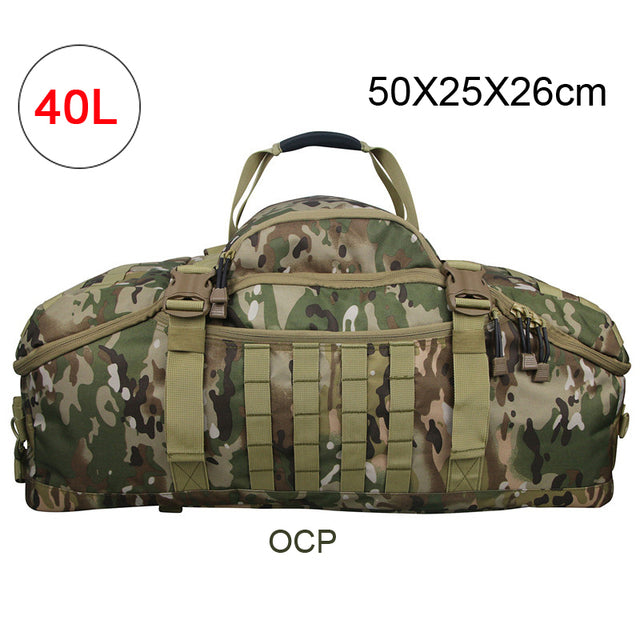 3-Way Mega Heavy Duty Backpack/Shoulder/Handheld Bag | Military, Tactical & Camping