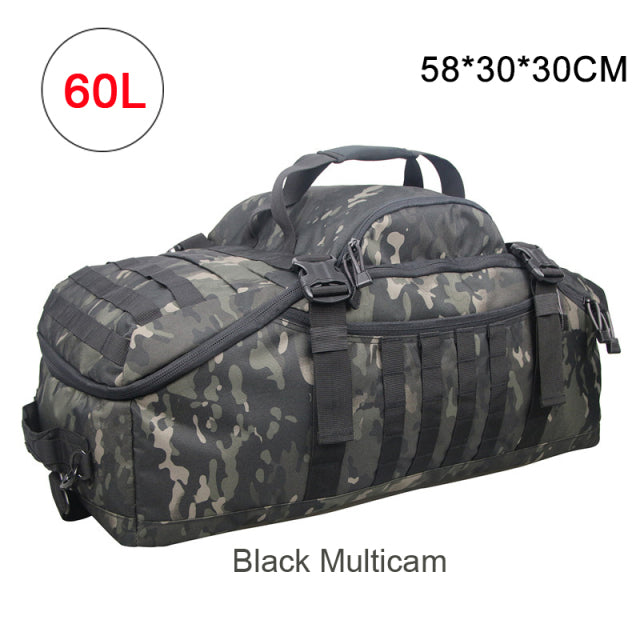 3-Way Mega Heavy Duty Backpack/Shoulder/Handheld Bag | Military, Tactical & Camping