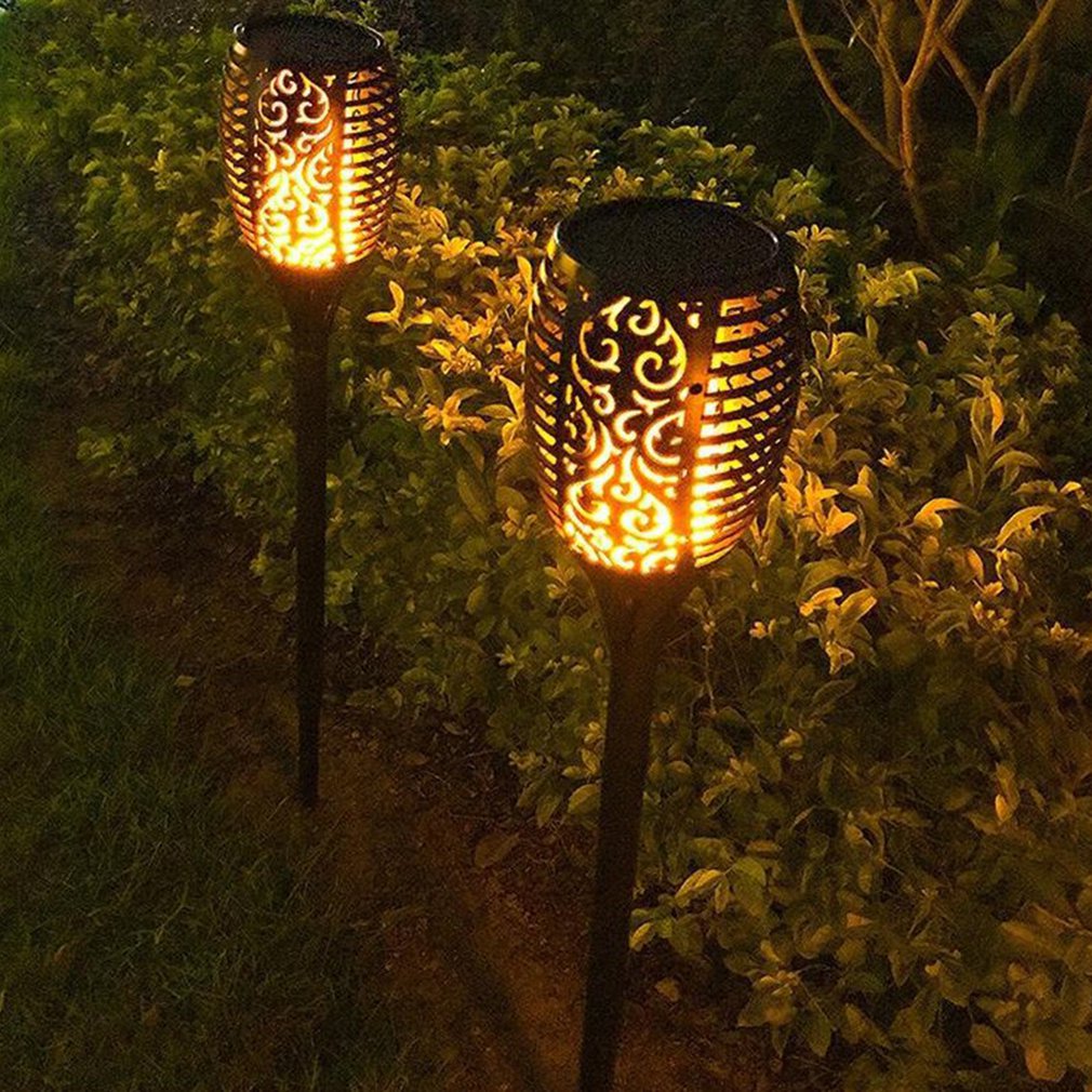 Ornate Carved Garden & Lawn Stake Light | Solar Powered | 1PC