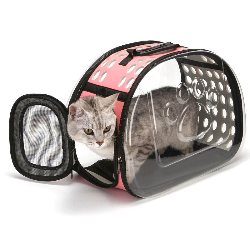 Transparent Breathable Pet Carrier