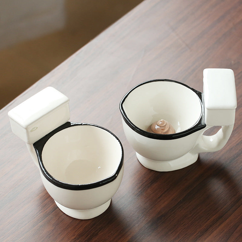 Toilet Bowl Coffee Mug | Novelty Gift | Ceramic