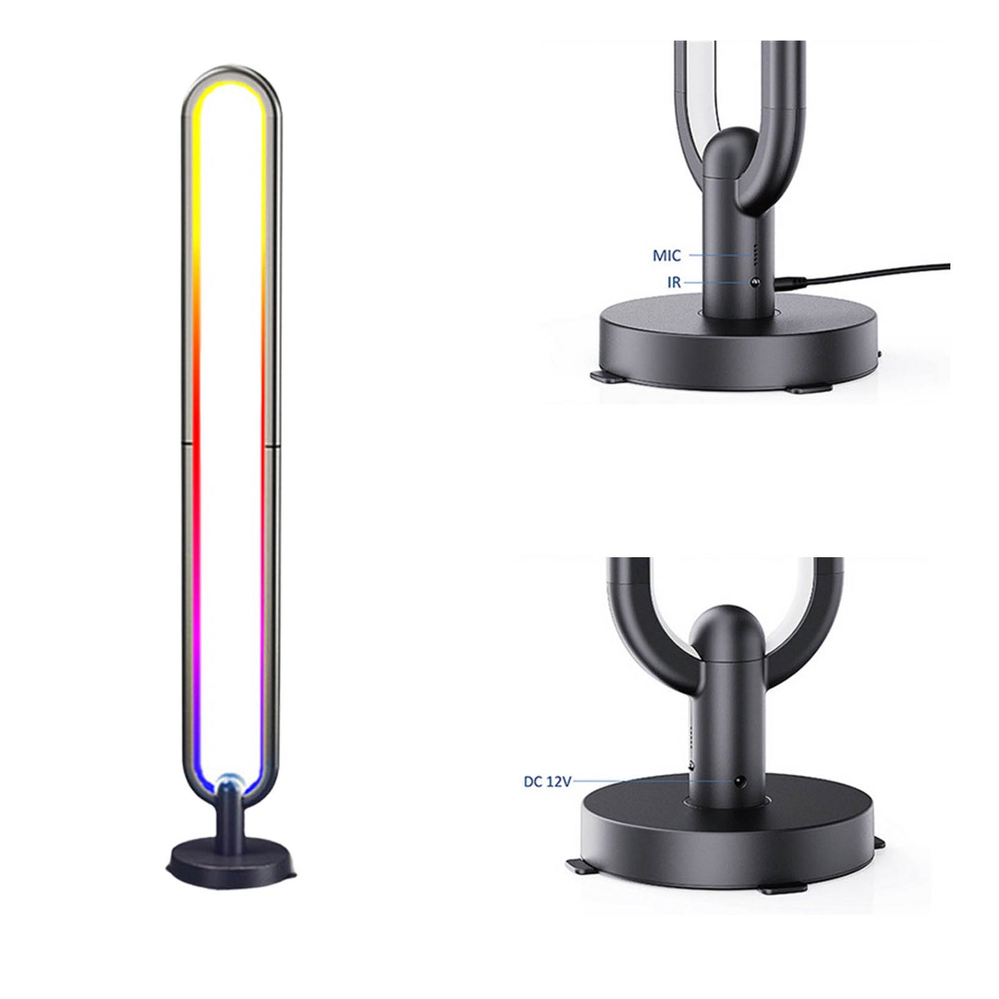 Oval Atmospheric RGB Corner Lamp | WIFI | Bluetooth