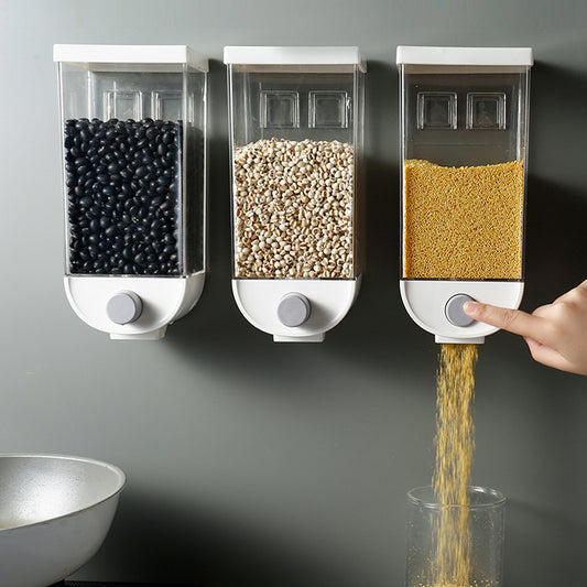 Kitchen Wall Dry Goods Dispenser | 50oz | Cereal, Pasta, Beans and More