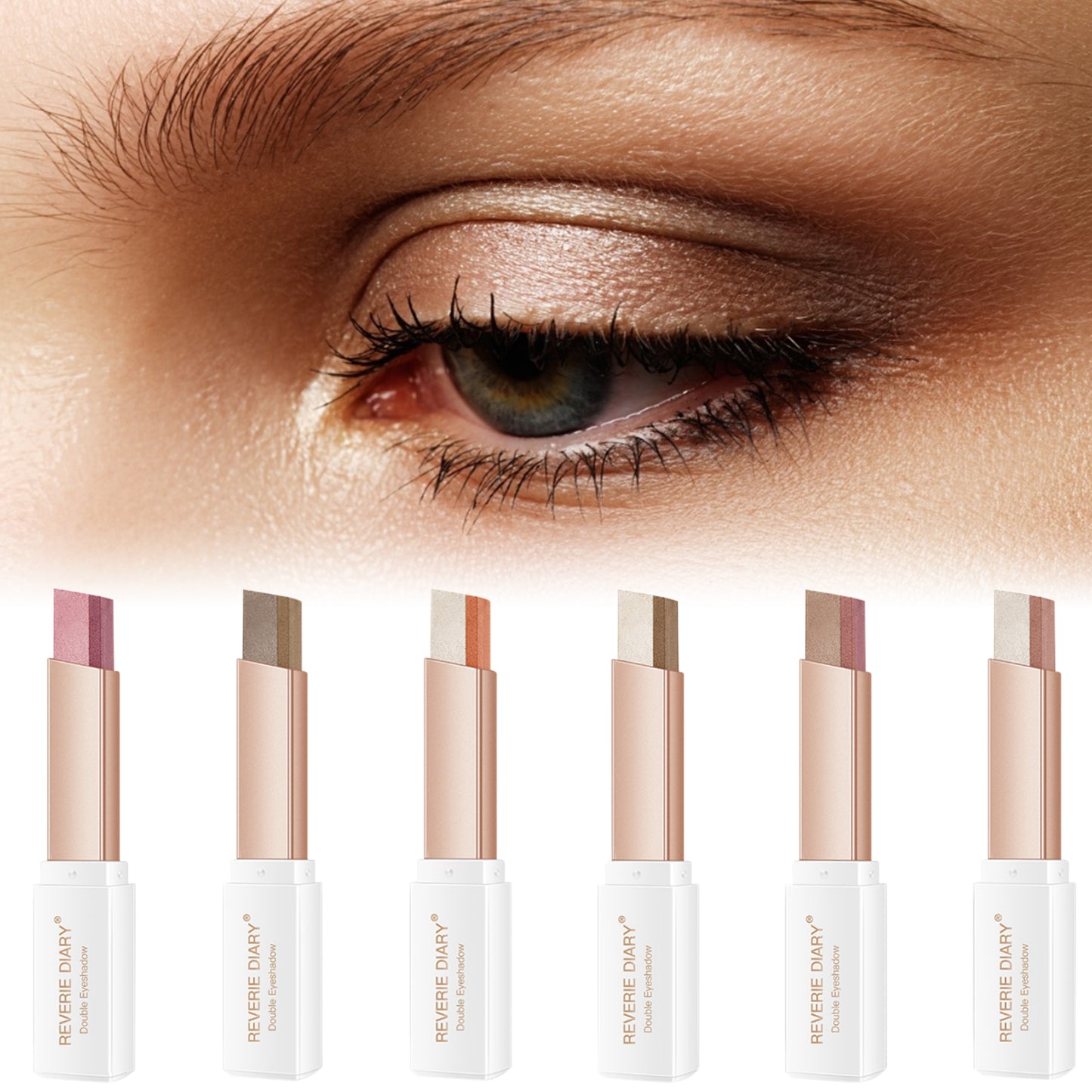 Stunning 6 Shade Gradient Glitter Eyeshadow
