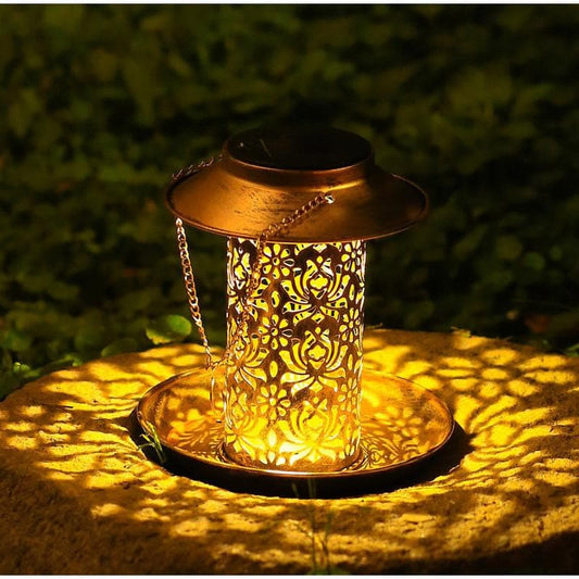 Bird Feeder Lantern | Solar Powered | Garden & Lawn