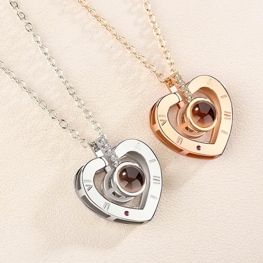 100 Loves Necklace | Pendant with "I Love You" in 100 Languages