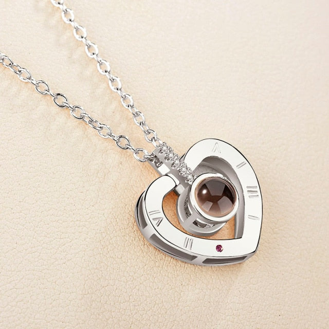 100 Loves Necklace | Pendant with "I Love You" in 100 Languages