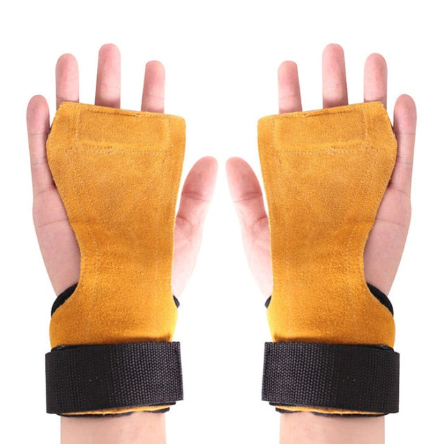 SKID Weightlifting Gloves | Cowhide - Solutiverse